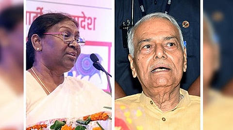 Droupadi Murmu; Yashwant Sinha