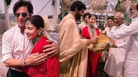 Vignesh Shivan wedding pics with SRK, Rajini