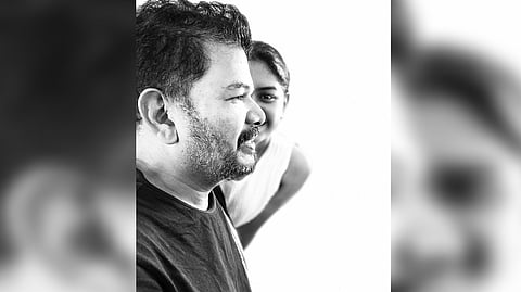 Actress Aditi Shankar with her father Director Shankar