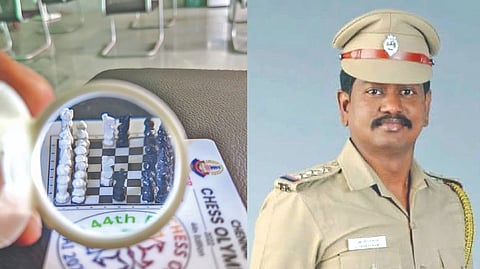 Chennai inspector carves miniature chessboard using toothpicks