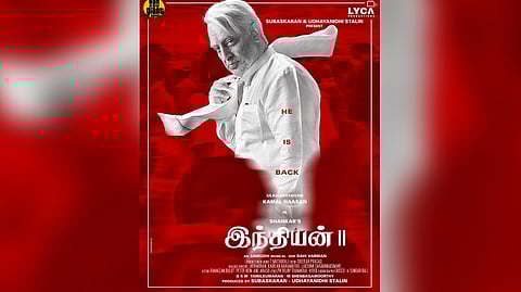 The announcement poster of Indian-2