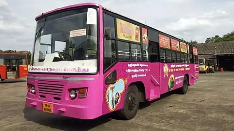 Pink bus flagged off by Udhayanidhi Stalin