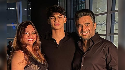 Madhavan's family