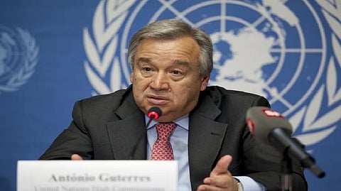 UN Secretary General Antonio Guterres