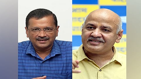 Delhi Chief Minister Arvind Kejriwal  and Deputy Chief Minister Manish Sisodia
