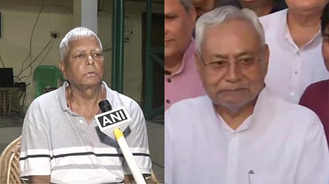 Nitish Kumar and Lalu Yadav