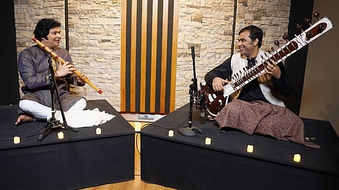 Rakesh Chaurasia and Purbayan Chatterjee