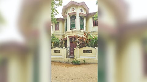 One of the 19th century house built on Flower Street in Manapad, Thoothukudi dist