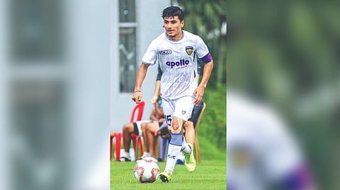 Anirudh Thapa in pre-season action.
