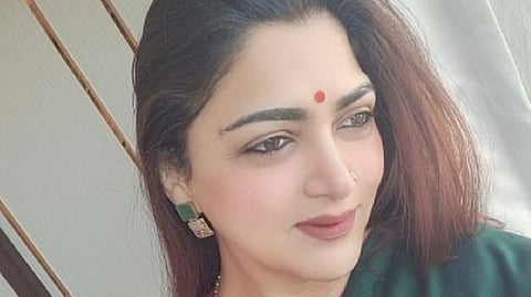 BJP national executive member Khushbu Sundar