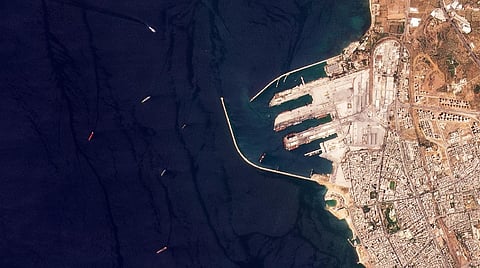 Satellite image from Planet Labs PBC