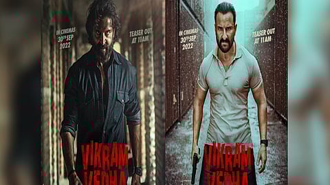 Hrithik Roshan, Saif Ali Khan in Vikram Vedha