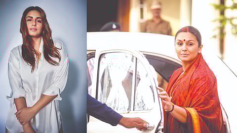 (L) Actress Huma Qureshi; Huma in Maharani 2