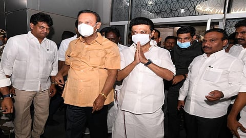 Tamil Nadu Chief Minister M K Stalin reached New Delhi