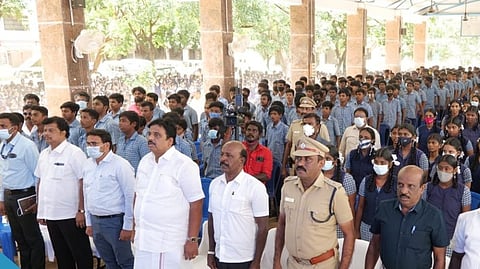 School students take pledge in drive against drugs