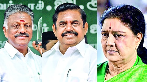 (L) OPS, EPS and J Jayalalithaa