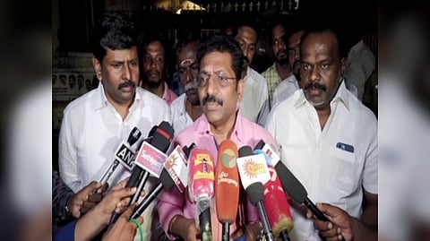 Bharatiya Janata Party (BJP) Madurai district president P Saravanan