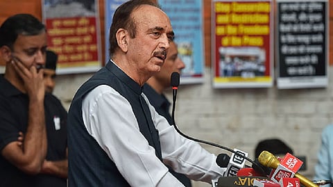 Former Union Minister Ghulam Nabi Azad