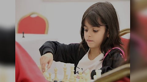 Eight-year-old Randa Sedar of Palestine