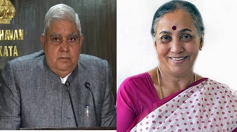 Jagdeep Dhankar and Margaret Alva