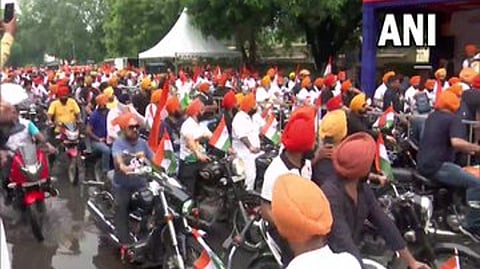 Tiranga bike rally