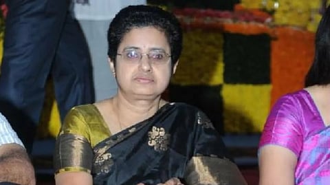 Former Andhra Pradesh Chief Minister N. T. Rama Rao's daughter Kanthamaneni Uma Maheswari