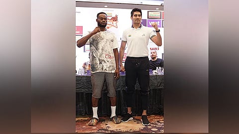Eliasu Sulley and Vijender Singh