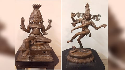 Mariamman and a Natarajar idol