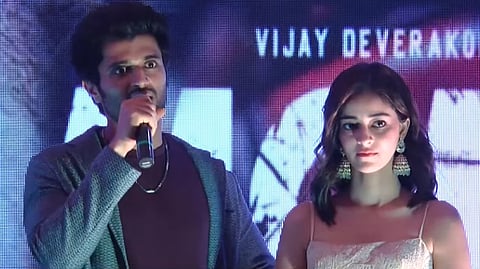 Vijay with Ananya at the event