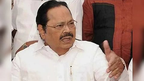 DMK general secretary and Minister for Water Resources Duraimurugan