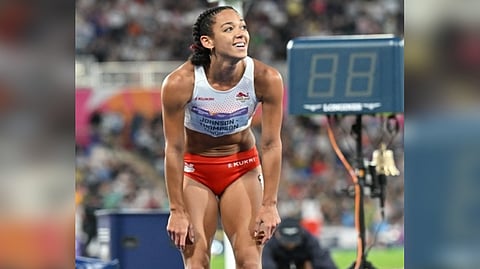 Former world champion Katarina Johnson-Thompson