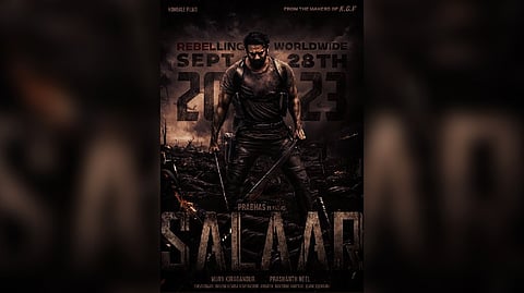 Prabhas in 'Salaar' poster