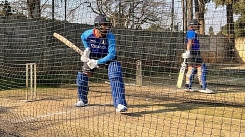 KL Rahul training for Zimbabwe ODIs