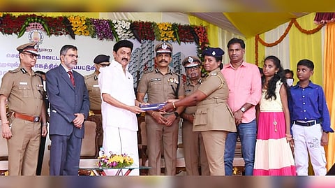 CM Stalin inaugurated 1,036 police quarters built at a cost of 186.51 crores.