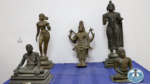 Andal and Lord Vishnu - all said to be over 1,000 year-old