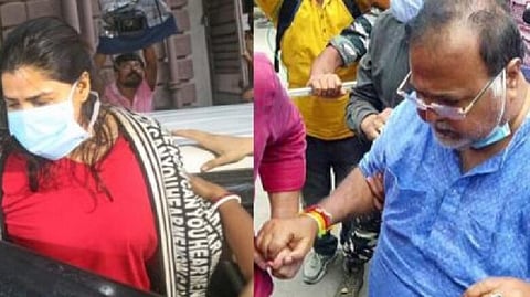 Partha Chatterjee and his aide Arpita Mukherje