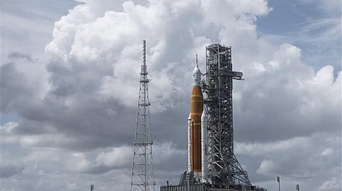 NASAs Space Launch System rocket with the Orion spacecraft