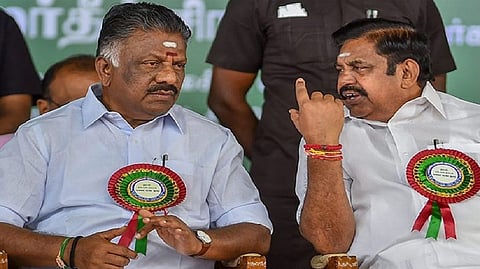 O. Panneerselvam and Edappadi K. Palaniswami