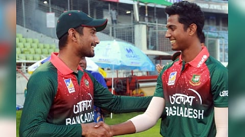 Bangladesh pacer Hasan Mahmud and wicketkeeper Nurul Hasan Sohan