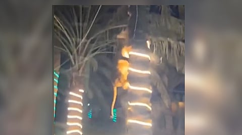 Screengrab from the video