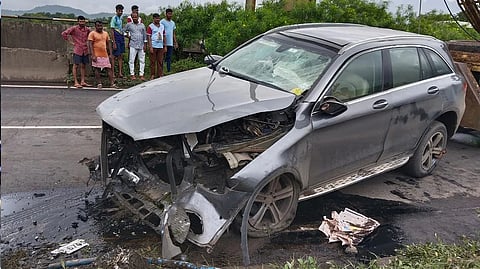 Visuals from the accident site in Palghar