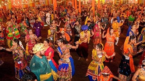 the Gujaratis, nine nights of Navratri
