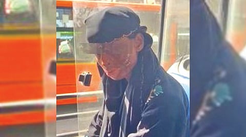 Burqa-clad woman on city bus is not a kidnapper