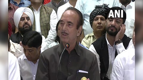 Former Jammu and Kashmir Chief minister Ghulam Nabi Azad