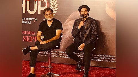 Dulquer Salmaan with R Balki