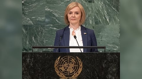 British Prime Minister Liz Truss