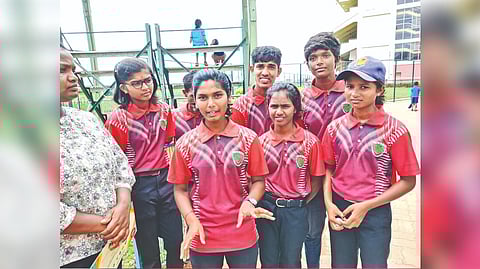 Team Telangana at the South Zone Juniors Golf Tournament.