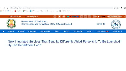 Commissionerate website carrying same message for several months with no update.