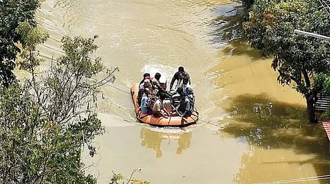 Potholes continue to haunt the city's motorists, especially two-wheeler riders.