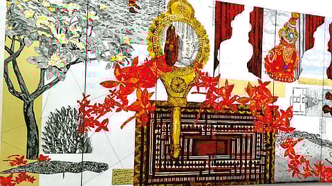 Lost and Found work by Parvathi